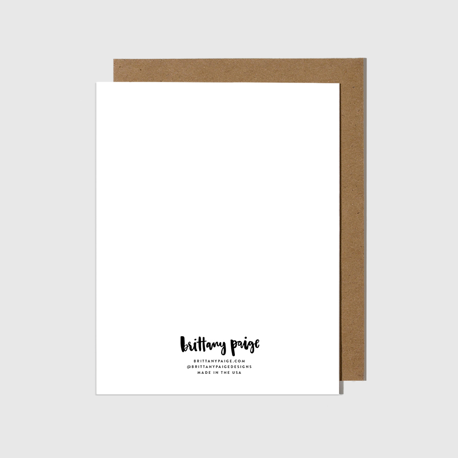 Brat Birthday Card